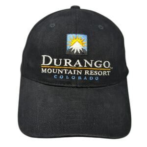 Merkley Baseball Cap Black One Size Durango Mountain Resort Colorado Staff Hat